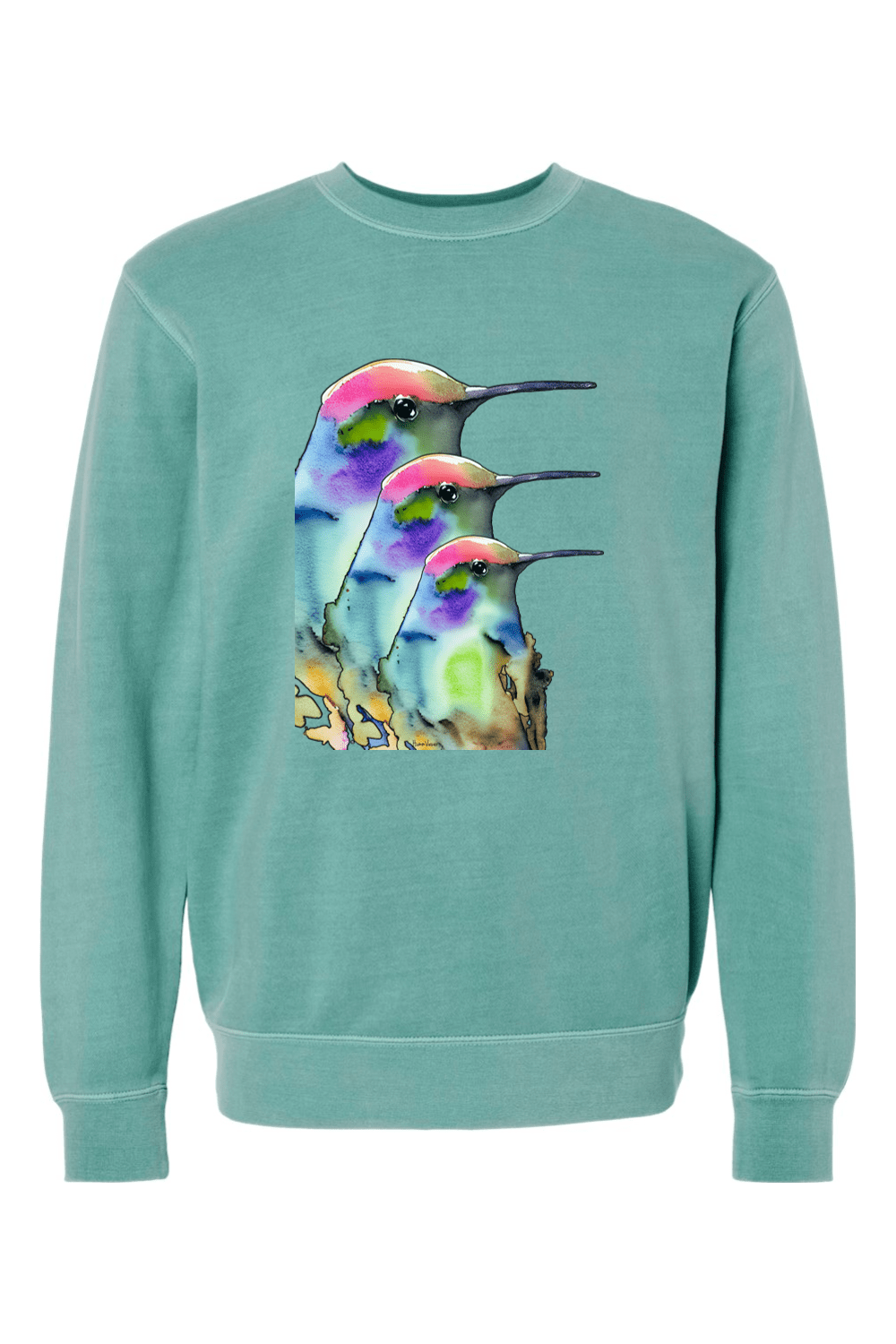 Birds of a Feather Crew Neck Sweatshirt - HummViewer