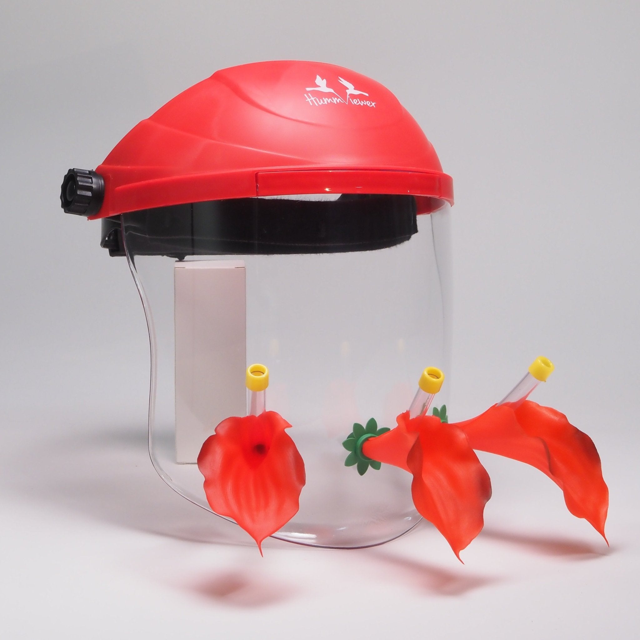 HummViewer is a wearable hummingbird feeder